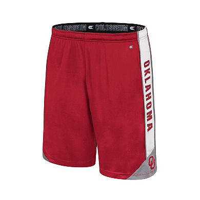 Men's Colosseum Crimson Oklahoma Sooners Haller Shorts