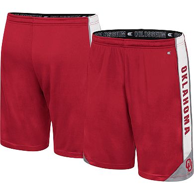 Men's Colosseum Crimson Oklahoma Sooners Haller Shorts