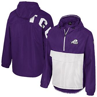 Men's Colosseum Purple TCU Horned Frogs Reloaded Anorak Half-Zip Jacket