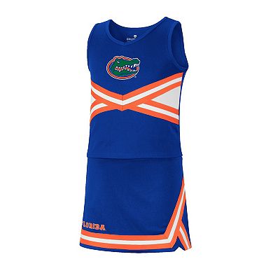 Girls Youth Colosseum Royal Florida Gators Carousel Cheerleader Set