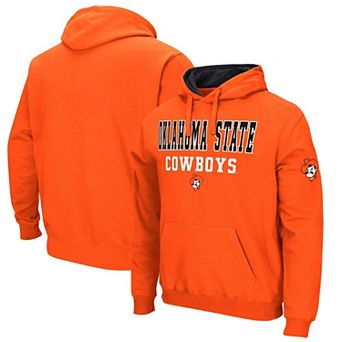 Men's Colosseum Orange Oklahoma State Cowboys Sunrise Pullover Hoodie