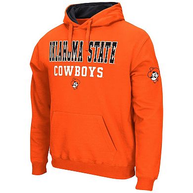 Men's Colosseum Orange Oklahoma State Cowboys Sunrise Pullover Hoodie