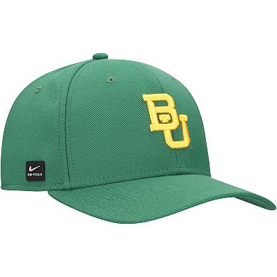 Men's Nike Green Baylor Bears 2024 Sideline Rise Swoosh Flex Hat