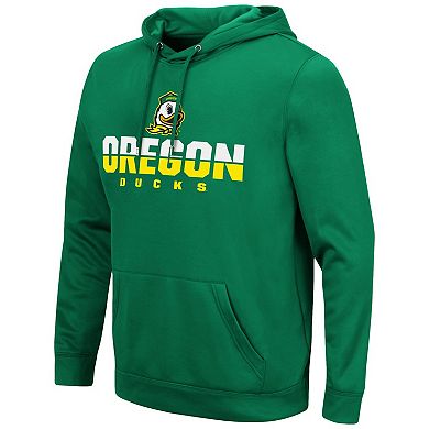 Men's Colosseum Green Oregon Ducks Lantern Pullover Hoodie