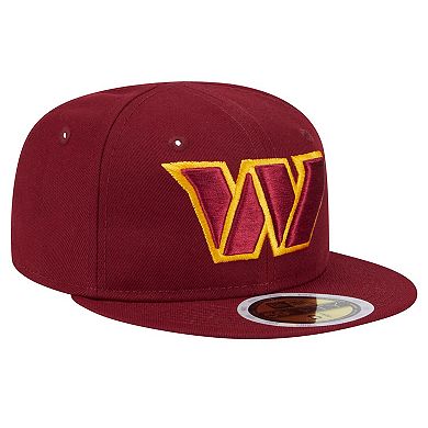 Youth New Era Burgundy Washington Commanders Main 59FIFTY Fitted Hat