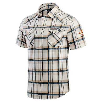 Men's Darius Rucker Collection by Fanatics Navy Houston Astros Plaid Full-Snap Shirt