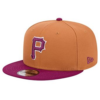 Men's New Era Brown Pittsburgh Pirates Color Pack Two Tone 9FIFTY Snapback Hat