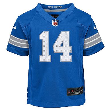 Infant Nike Amon-Ra St. Brown Blue Detroit Lions Team Player Game Jersey