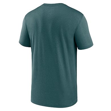 Men's Nike Midnight Green Philadelphia Eagles Primetime Legend Wordmark Performance T-Shirt