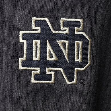 Men's Colosseum Charcoal Notre Dame Fighting Irish Tortugas Logo Quarter-Zip Jacket