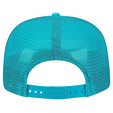Men's New Era Aqua Miami Dolphins Active Tone Golfer Snapback Hat