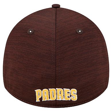 Men's New Era Brown San Diego Padres Tech 39THIRTY Flex Hat