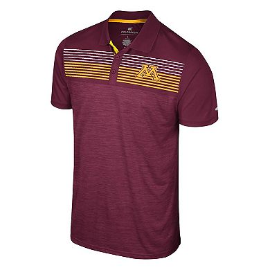 Men's Colosseum Maroon Minnesota Golden Gophers Langmore Polo