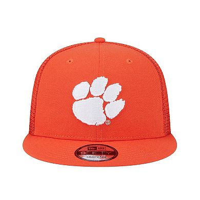 Men's New Era Orange Clemson Tigers Trucker 9FIFTY Snapback Hat