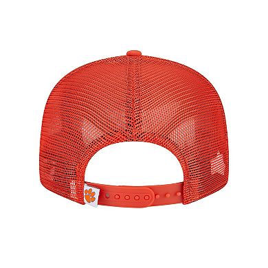 Men's New Era Orange Clemson Tigers Trucker 9FIFTY Snapback Hat