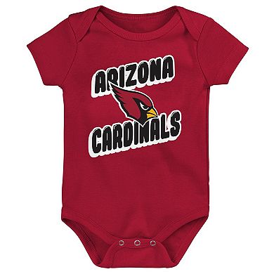 Infant Arizona Cardinals Play Day Three-Pack Bodysuit Set
