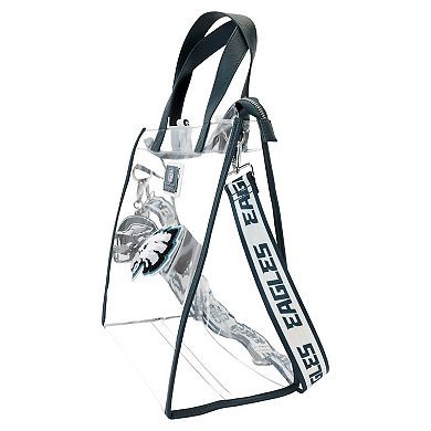 Loungefly Philadelphia Eagles Clear Convertible Backpack & Tote Bag