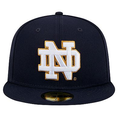 Men's New Era Navy Notre Dame Fighting Irish 59FIFTY Fitted Hat