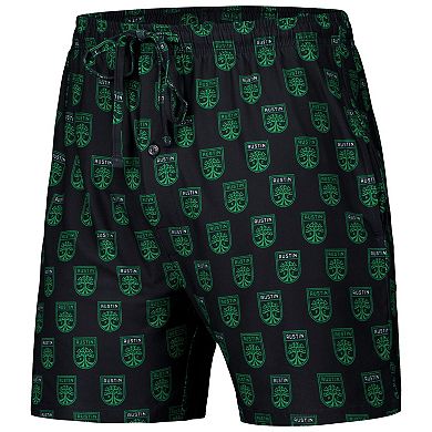 Men's Concepts Sport Black/Kelly Green Austin FC Record 2-Pack Short Set