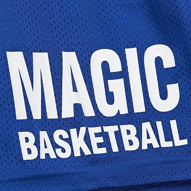 Men's Mitchell & Ness Blue Orlando Magic Hardwood Classics Gameday Mesh Shorts