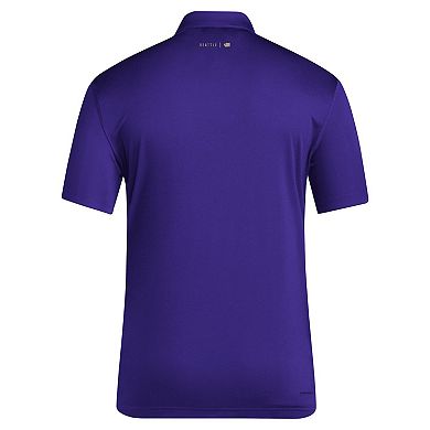 Men's adidas Purple Washington Huskies 2024 Coaches AEROREADY Polo