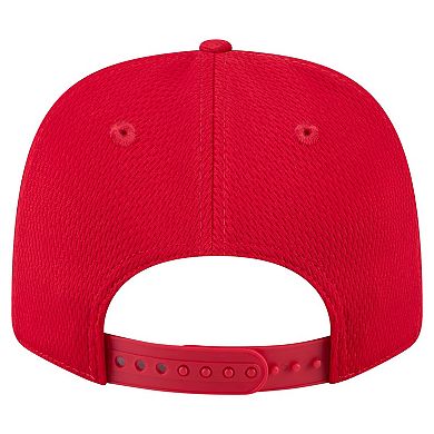 Men's New Era Scarlet Nebraska Huskers Patched 9SEVENTY Stretch-Snap Adjustable Hat