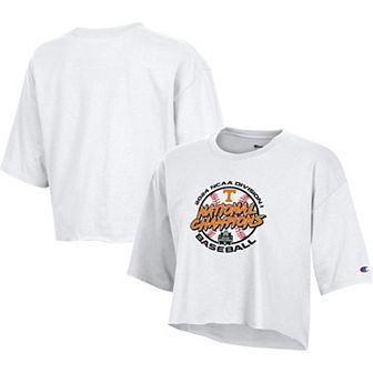 Women's Champion White Tennessee Volunteers 2024 NCAA Men's Baseball College World Series Champions Locker Room T-Shirt