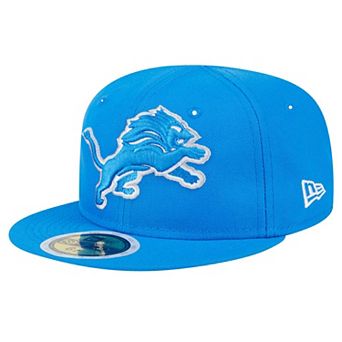 Youth New Era Blue Detroit Lions Main 59FIFTY Fitted Hat