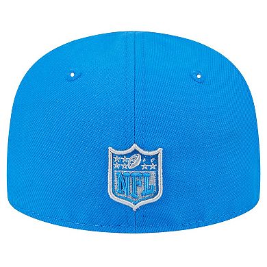 Youth New Era Blue Detroit Lions Main 59FIFTY Fitted Hat