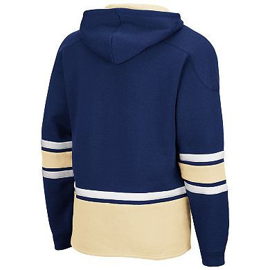 Men's Colosseum Navy Notre Dame Fighting Irish Lace Up 3.0 Pullover Hoodie