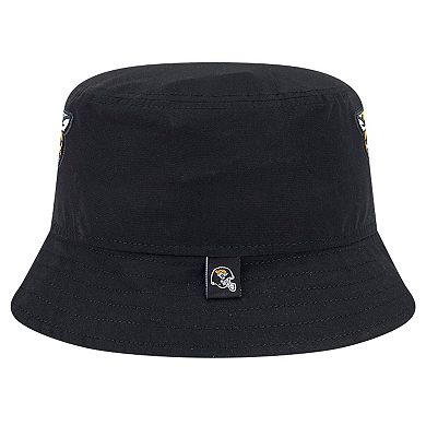 Men's New Era Black Jacksonville Jaguars Helmet Bucket Hat