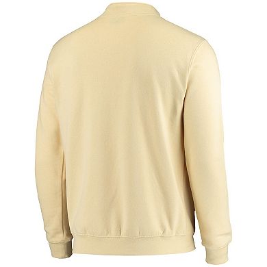 Men's Colosseum Gold Notre Dame Fighting Irish Tortugas Logo Quarter-Zip Jacket