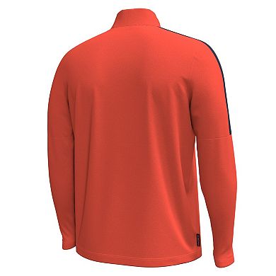 Men's Under Armour Orange Auburn Tigers Playoff Performance Quarter-Zip Jacket