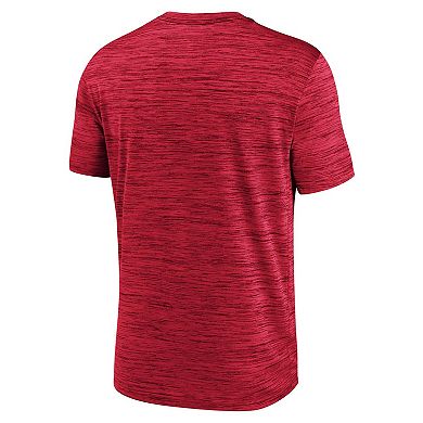 Men's Nike Red New England Patriots Blitz Velocity Modern Performance T-Shirt