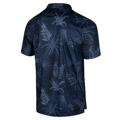 Men's Colosseum Navy Notre Dame Fighting Irish Big & Tall Palms Polo