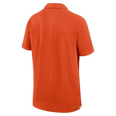 Men's Nike Orange Clemson Tigers Sideline Woven Performance Polo