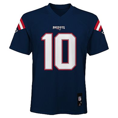 Youth Drake Maye Navy New England Patriots Replica Player Jersey