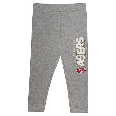 Toddler San Francisco 49ers Club House Long Sleeve Hoodie Top and Leggings Two-Piece Set