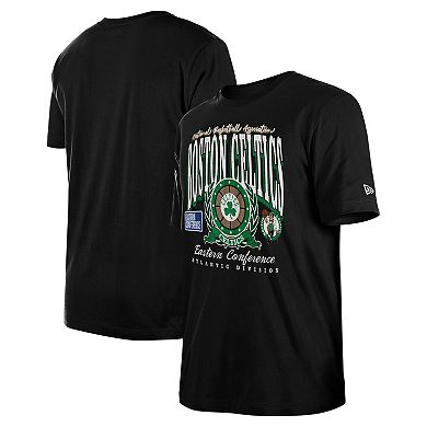 Unisex New Era Black Boston Celtics Oversized Essentials Boxy T-Shirt