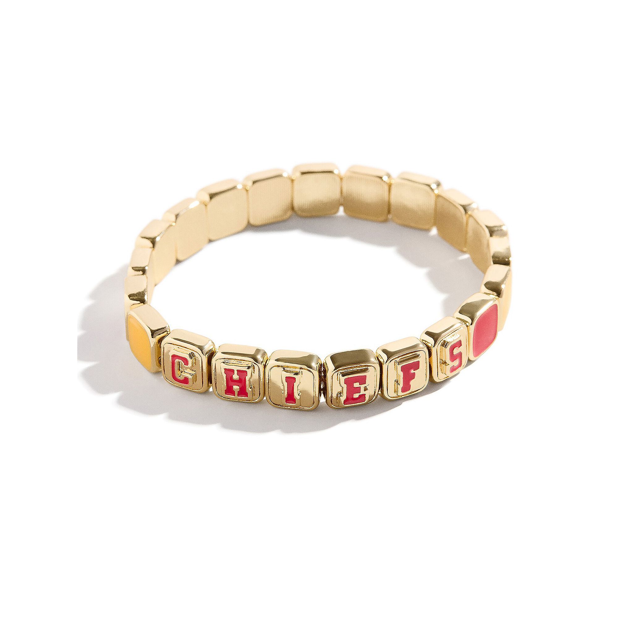 WEAR by Erin Andrews x BaubleBar Kansas City Chiefs Tile Bracelet, Womens,