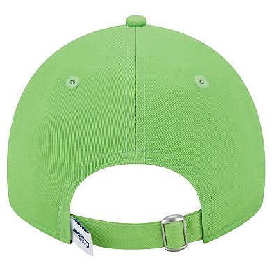 Women's New Era Neon Green Seattle Seahawks Main Core Classic 2.0 9TWENTY Adjustable Hat