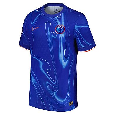 Men's Nike Moisés Caicedo Blue Chelsea 2024/25 Home Authentic Player Jersey