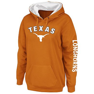 Women's Colosseum Texas Orange Texas Longhorns Loud and Proud Pullover Hoodie