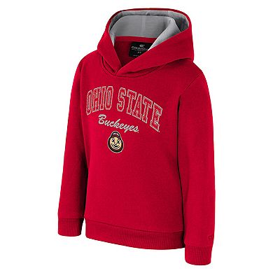 Toddler Colosseum Scarlet Ohio State Buckeyes Centauri Pullover Hoodie