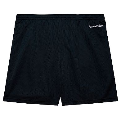 Men's Mitchell & Ness Black Philadelphia 76ers Hardwood Classics Gameday Mesh Shorts