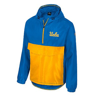 Men's Colosseum Blue UCLA Bruins Reloaded Anorak Half-Zip Jacket