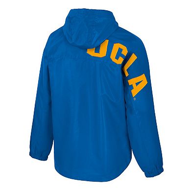 Men's Colosseum Blue UCLA Bruins Reloaded Anorak Half-Zip Jacket