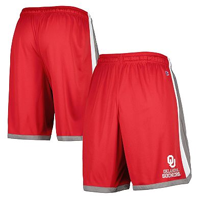Men's Champion Crimson Oklahoma Sooners Basketball Shorts