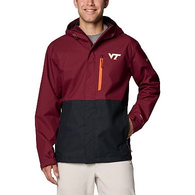 Men's Columbia Maroon Virginia Tech Hokies Field Bound Omni-Tech™ Full-Zip Jacket