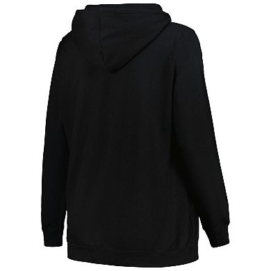 Women's Champion Black Florida Gators Plus Size Heart & Soul Notch Neck Pullover